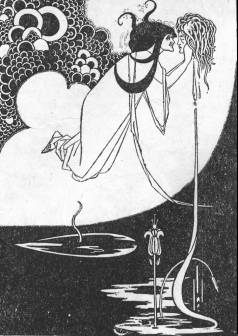 Иллюстрация О. Бердслея к «Саломее» Уайльда (рис. 20)