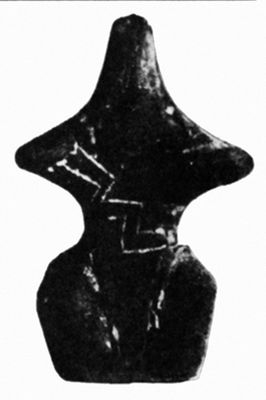Фигурки богини-матери Мохендро-даро. Индия, 3-е тысячелетие до н. э