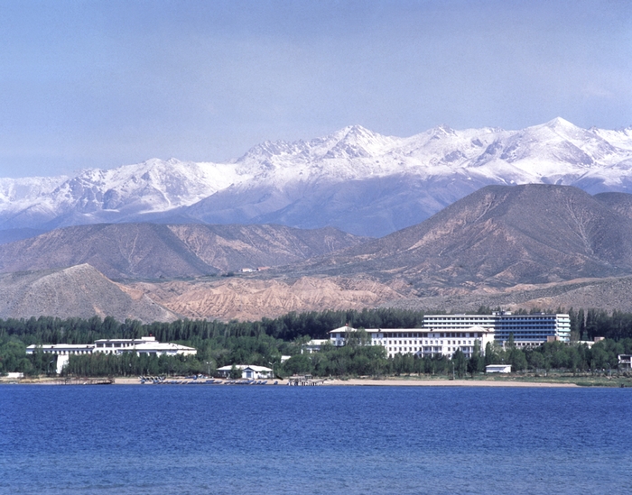 Санаторий «Голубой Иссык-Куль» на курорте Чолпон-Ата (Киргизская ССР)