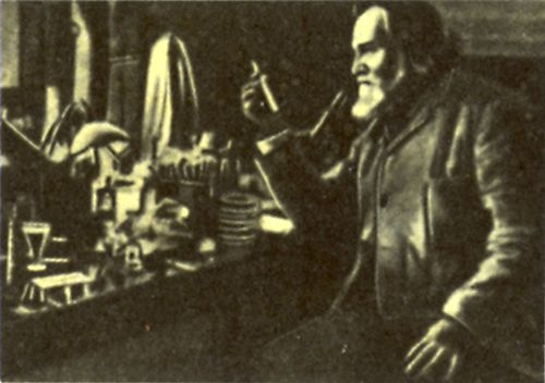 И.М. Мечников в своей лаборатории в Пастеровском институте