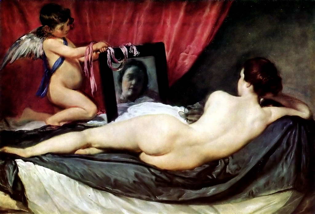 Диего Веласкес.    Венера с зеркалом (Венера Рокебю).  Около 1644–1648 гг.