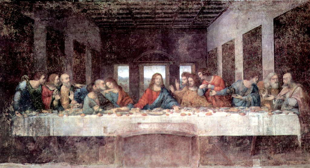 Леонардо да Винчи. Тайная вечеря. 1495-1497 гг.