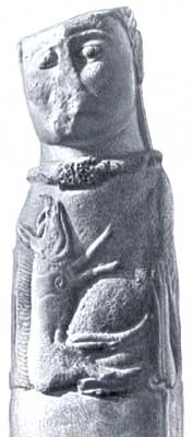 Галльское божество с изображением кабана.