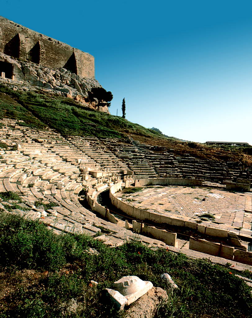 Театр Диониса на южном склоне Акрополя.  498 г. до н.э.