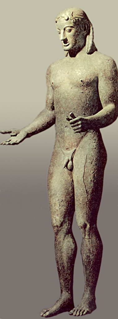Аполлон из Пирея.   Около 520 г. до н.э.