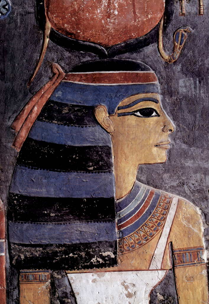 Гробница Хоремхеба: богиня Хатхор, Владычица Запада. Около 1319-1292 гг. до н.э.