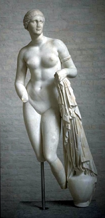 Пракситель.  Афродита.   Около 350–340 гг. до н.э.