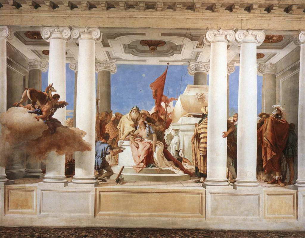 Джованни Батиста Тьеполо. Жертвоприношение Ифигении. 1757 г.