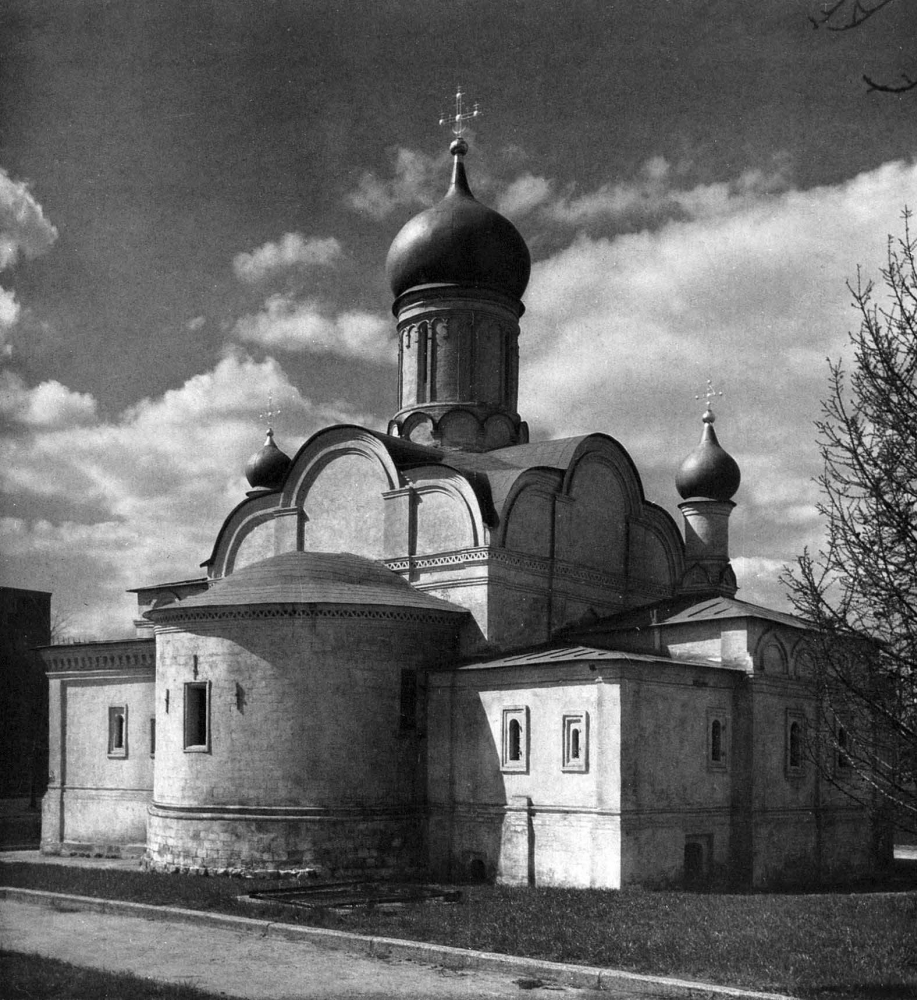 Церковь Зачатия Анны что в углу. Начало 16 в.  Церковь Николы в Хамовниках. 1679 - 1680.
