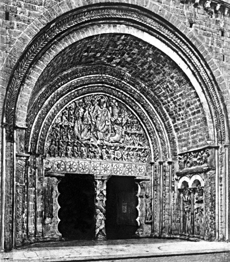 Тимпан южного портала церкви Сен-Пьер монастыря в Муассаке (Франция). 12 в.