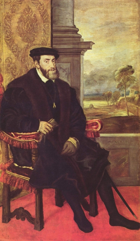 Портрет Карла V в кресле. 1548.