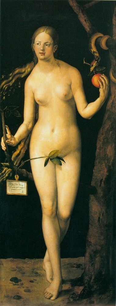 Диптих «Адам и Ева». Ева. 1507. Прадо. Мадрид