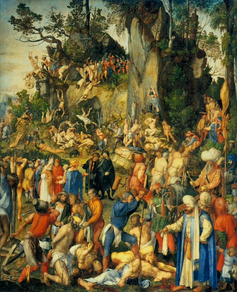 Мученичество 10 000 христиан. 1508. Музей истории искусств. Вена