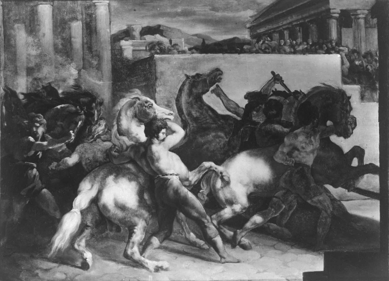 Парижский художник 4 буквы сканворд. «Бег свободных лошадей в Риме» (1817);.