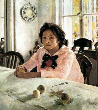 В. А. Серов. «Девочка с персиками». 1887 г. Государственная Третьяковская галерея. Москва