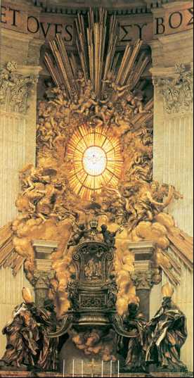 Д. Л. Бернини. Интерьер собора Св. Петра в Риме. 1657-63 гг.