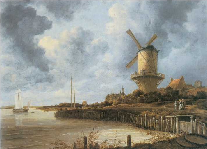 Я. ван Рёйсдал. «Мельница близ Вейка». Ок. 1670 г. Рейксмузеум. Амстердам