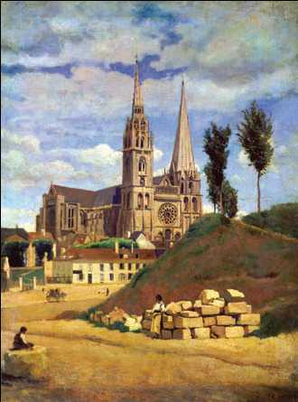 К. Коро. «Собор в Шартре». 1830 г. Лувр. Париж