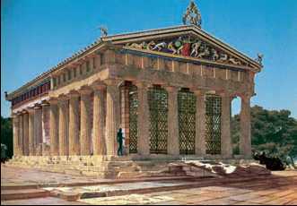 Храм Афины на о. Эгина. Кон. 6 – нач. 5 в. до н. э. Реконструкция