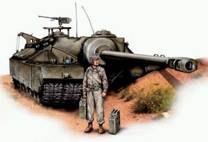 Рис.9.Тяжелый танк Т-28, он же самоходная пушка Т-95, США, 1945г.
