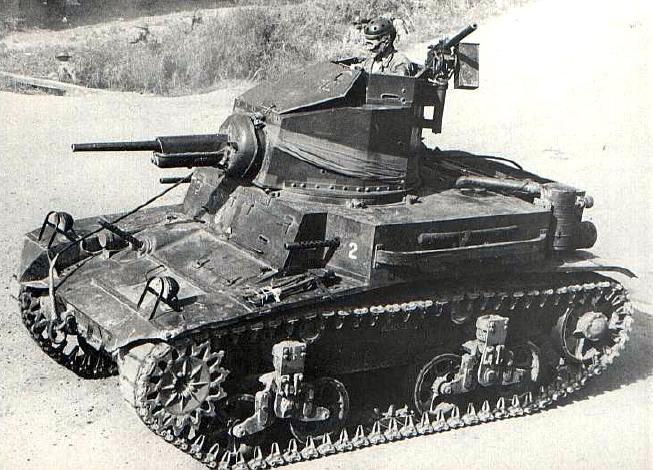 Танк M2A4, непосредственный предшественник M3
