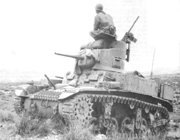M3 из 13-го танкового полка армии США. Тунис, январь 1943.

