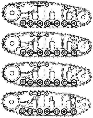 Эволюция ходовой части танков Т-18
