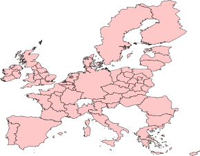 Czech Republic (European Parliament constituency) is located in European Parliament constituencies 2007