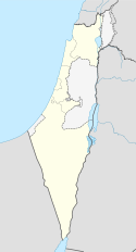 Localisation de Safed en Israël