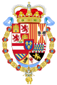 Coat of Arms of the Prince of Asturias (1700-1761) Golden Fleece Variant.svg