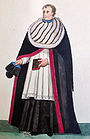 A canon in choir-dress in Winter.JPG