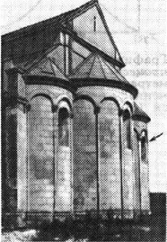 Апсиды церкви Пантелеймона в Галиче (УССР)