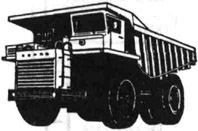 Автомобиль-самосвая БелАЗ- 7509