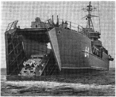 Высадка войск с десантного корабля