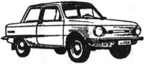 Легковой автомобиль ЗАЗ-968М Запорожец