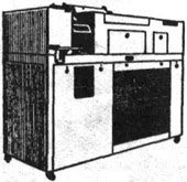 Алфавитно-цифровой табулятор ТА80-1, обрабатывающий информацию, закодированную на 80-колонных перфокартах