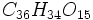 C_{36} H_{34} O_{15}\,\!