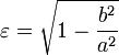 \varepsilon = \sqrt<1 - \frac<b^2><a^2>>» width=»» height=»» />, где <i>b</i> — малая полуось (см. рис.2)</p> <p>Можно разделить внешний вид орбиты на пять групп:</p> <ul> <li><img decoding=