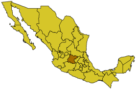 Гуанахуато на карте