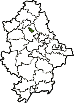 Константиновский городской совет, карта