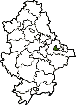 Шахтёрский городской совет, карта