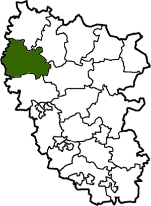 Сватовский район, карта