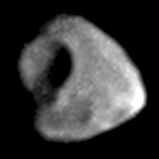 Снимок Фивы, сделанный аппаратом Галилей 04 января 2000 года