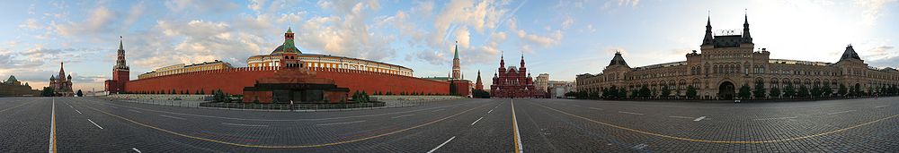 350-градусная панорама Красной площади