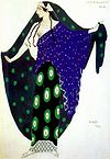 Bakst - Ida Rubinstein (1885-1960) comme Helene de Sparte, 1912.jpg