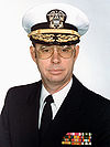Commodore William Studeman, official navy photo, 1985.JPEG