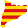 Flag map of Catalonia.svg