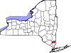 Округ Путнэм на карте штата.