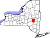 Округ Скэхери на карте штата.