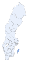 Расположение лена Готланд в Швеции